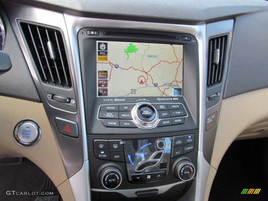 2012 Sonata Hybrid - Venetian Red Pearl / Camel photo #7