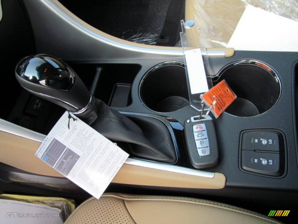 2012 Sonata Hybrid - Venetian Red Pearl / Camel photo #9