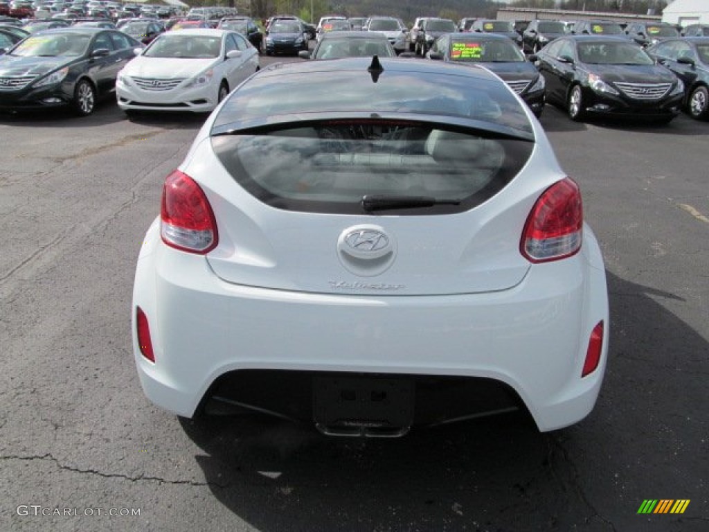 2012 Veloster  - Century White / Gray photo #6