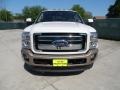 White Platinum Metallic Tri-Coat - F350 Super Duty King Ranch Crew Cab 4x4 Dually Photo No. 8