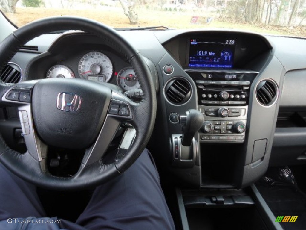2012 Honda Pilot EX-L 4WD Black Dashboard Photo #62955220