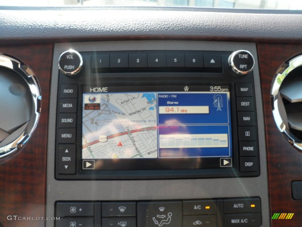 2012 Ford F350 Super Duty King Ranch Crew Cab 4x4 Dually Navigation Photo #62955338