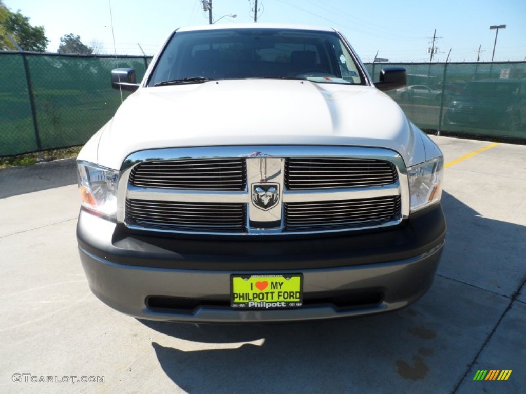 2009 Ram 1500 ST Regular Cab - Stone White / Dark Slate/Medium Graystone photo #8