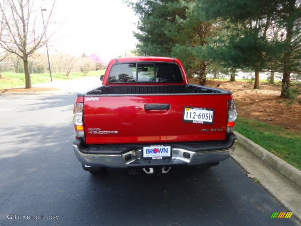 2012 Tacoma SR5 Access Cab 4x4 - Barcelona Red Metallic / Graphite photo #6