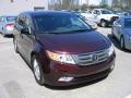 2012 Dark Cherry Pearl II Honda Odyssey Touring  photo #1