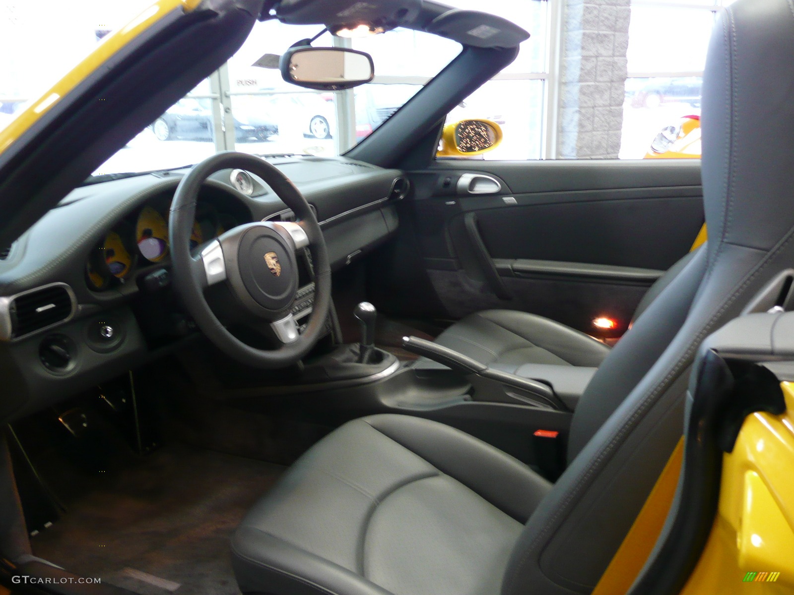 2007 911 Carrera S Cabriolet - Speed Yellow / Stone Grey photo #2