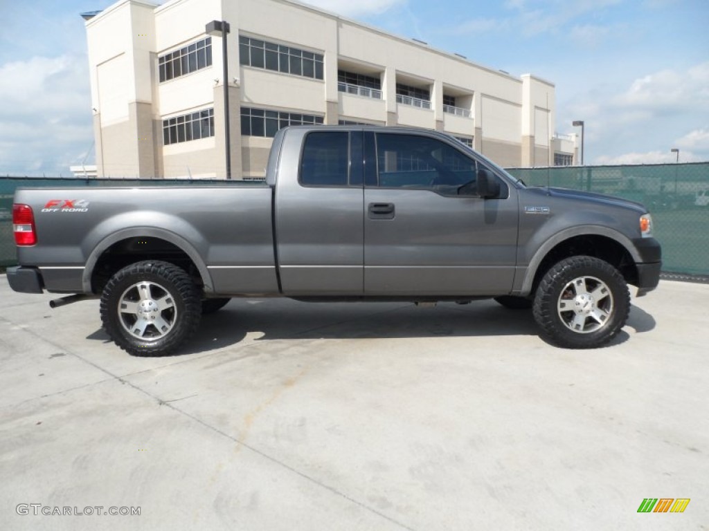 Dark Shadow Grey Metallic 2004 Ford F150 FX4 SuperCab 4x4 Exterior Photo #62958248