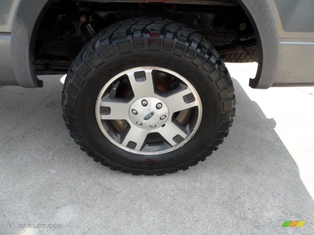 2004 F150 FX4 SuperCab 4x4 - Dark Shadow Grey Metallic / Black/Medium Flint photo #13