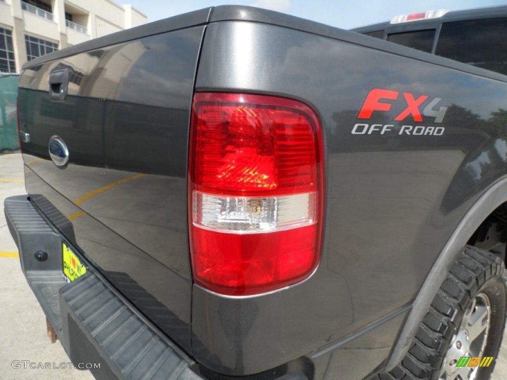 2004 F150 FX4 SuperCab 4x4 - Dark Shadow Grey Metallic / Black/Medium Flint photo #20
