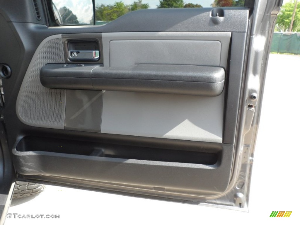 2004 F150 FX4 SuperCab 4x4 - Dark Shadow Grey Metallic / Black/Medium Flint photo #25