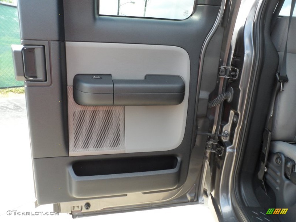 2004 F150 FX4 SuperCab 4x4 - Dark Shadow Grey Metallic / Black/Medium Flint photo #28