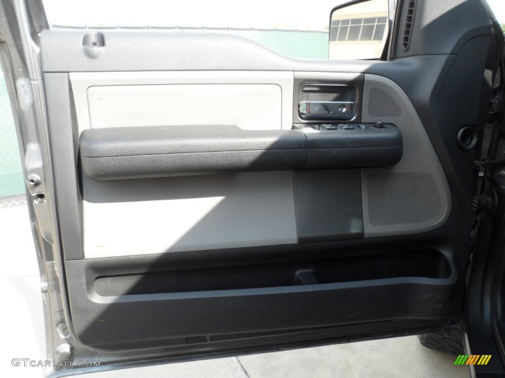 2004 F150 FX4 SuperCab 4x4 - Dark Shadow Grey Metallic / Black/Medium Flint photo #34