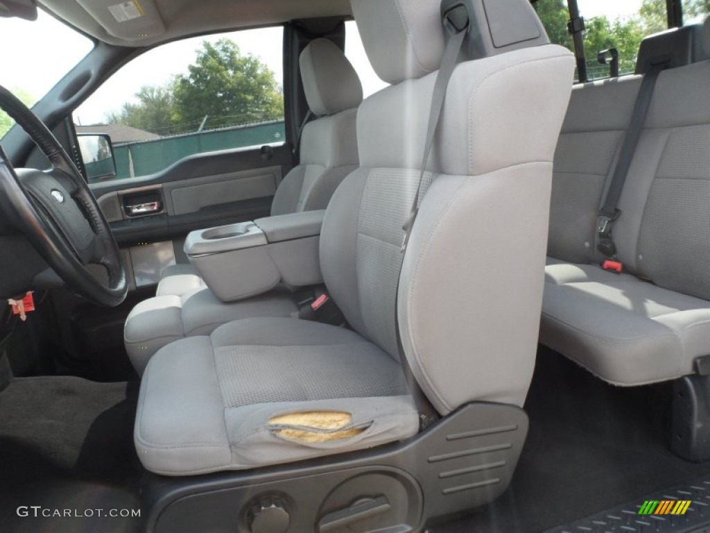2004 F150 FX4 SuperCab 4x4 - Dark Shadow Grey Metallic / Black/Medium Flint photo #36