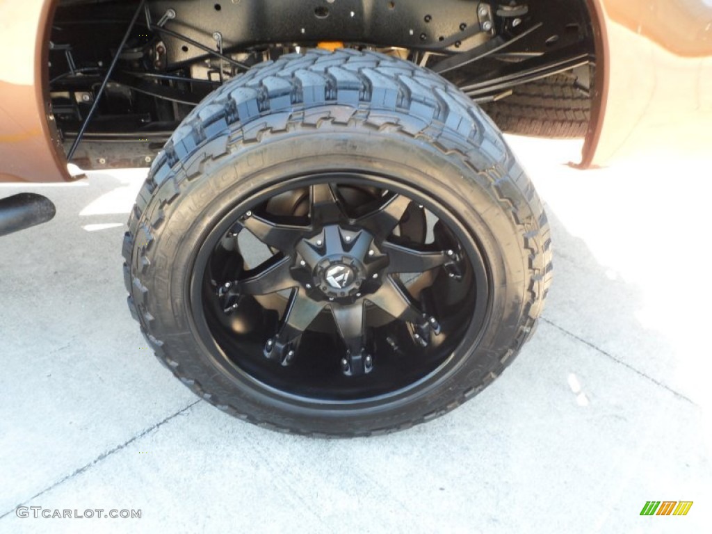 2011 Ford F350 Super Duty Lariat Crew Cab 4x4 Custom Wheels Photo #62959153