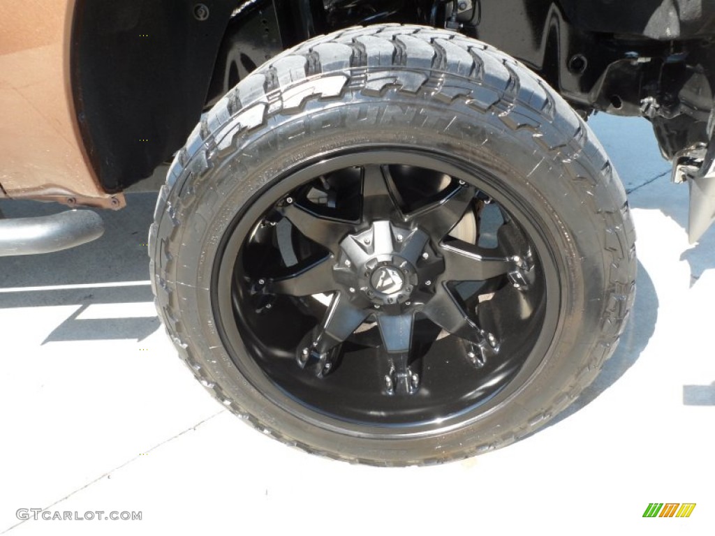 2011 Ford F350 Super Duty Lariat Crew Cab 4x4 Custom Wheels Photo #62959167