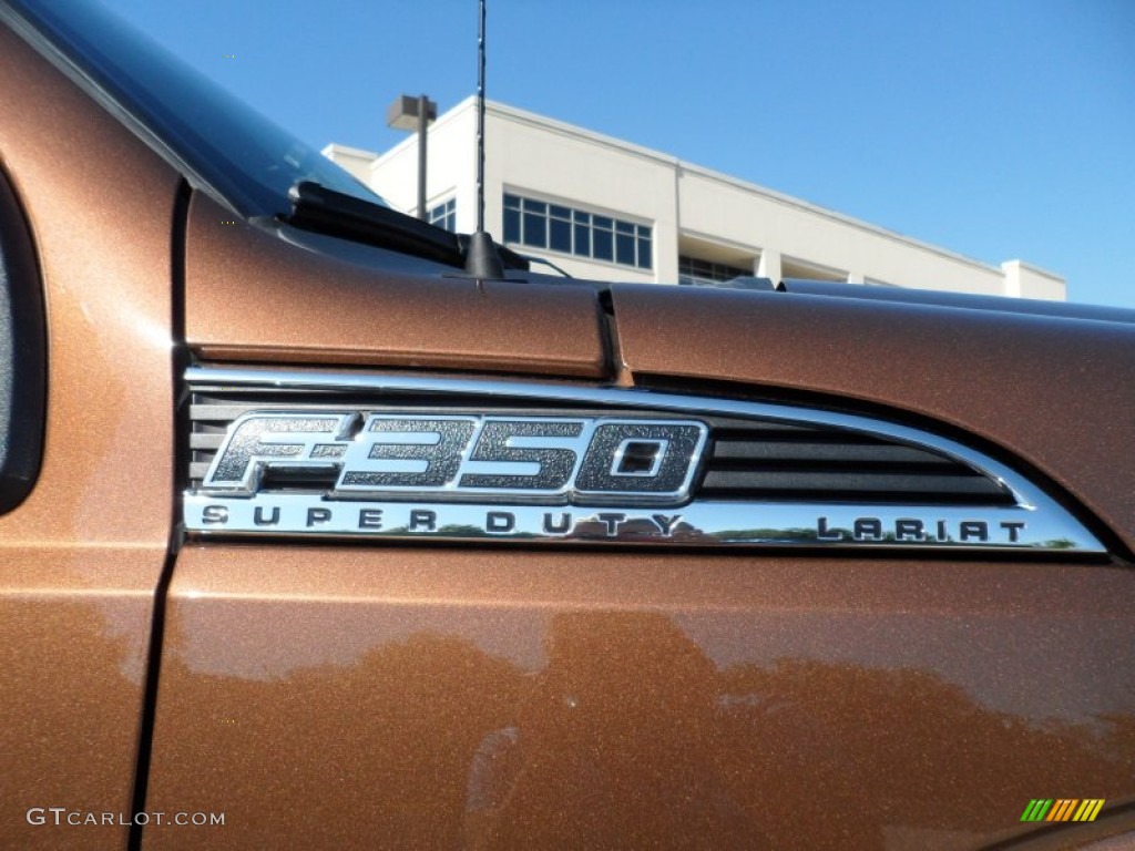 2011 Ford F350 Super Duty Lariat Crew Cab 4x4 Marks and Logos Photo #62959174