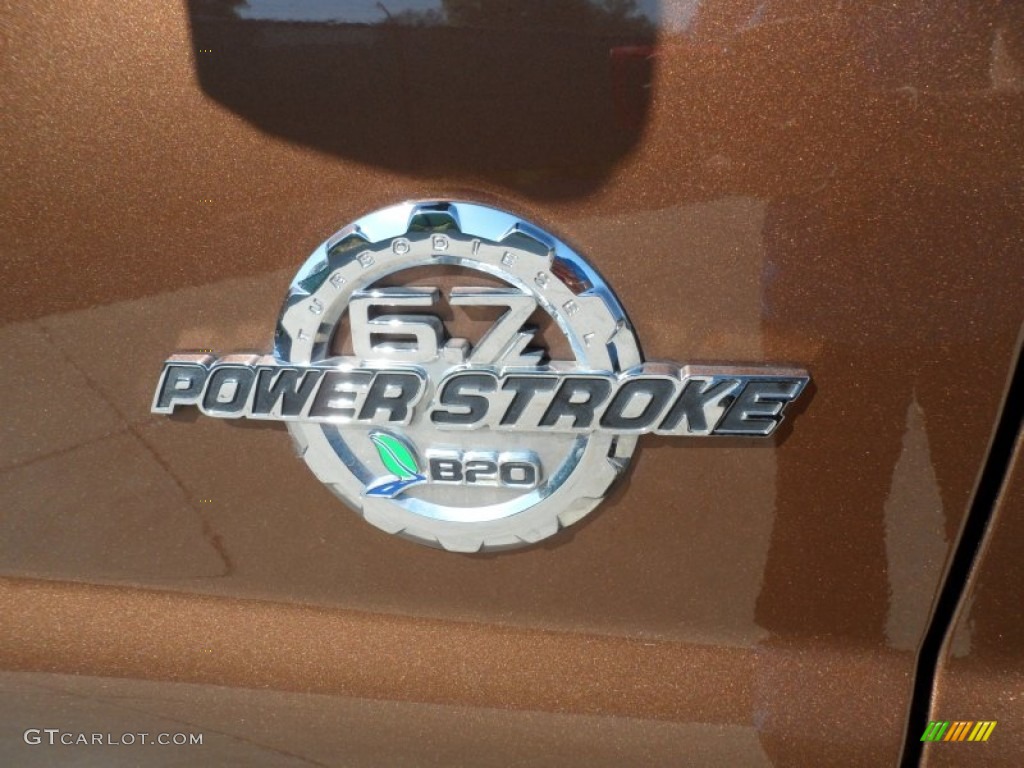 2011 Ford F350 Super Duty Lariat Crew Cab 4x4 Marks and Logos Photo #62959180