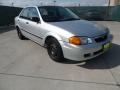 Highlight Silver Metallic 2000 Mazda Protege DX