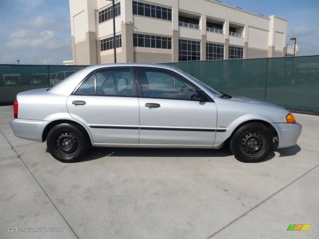 2000 Protege DX - Highlight Silver Metallic / Gray photo #2