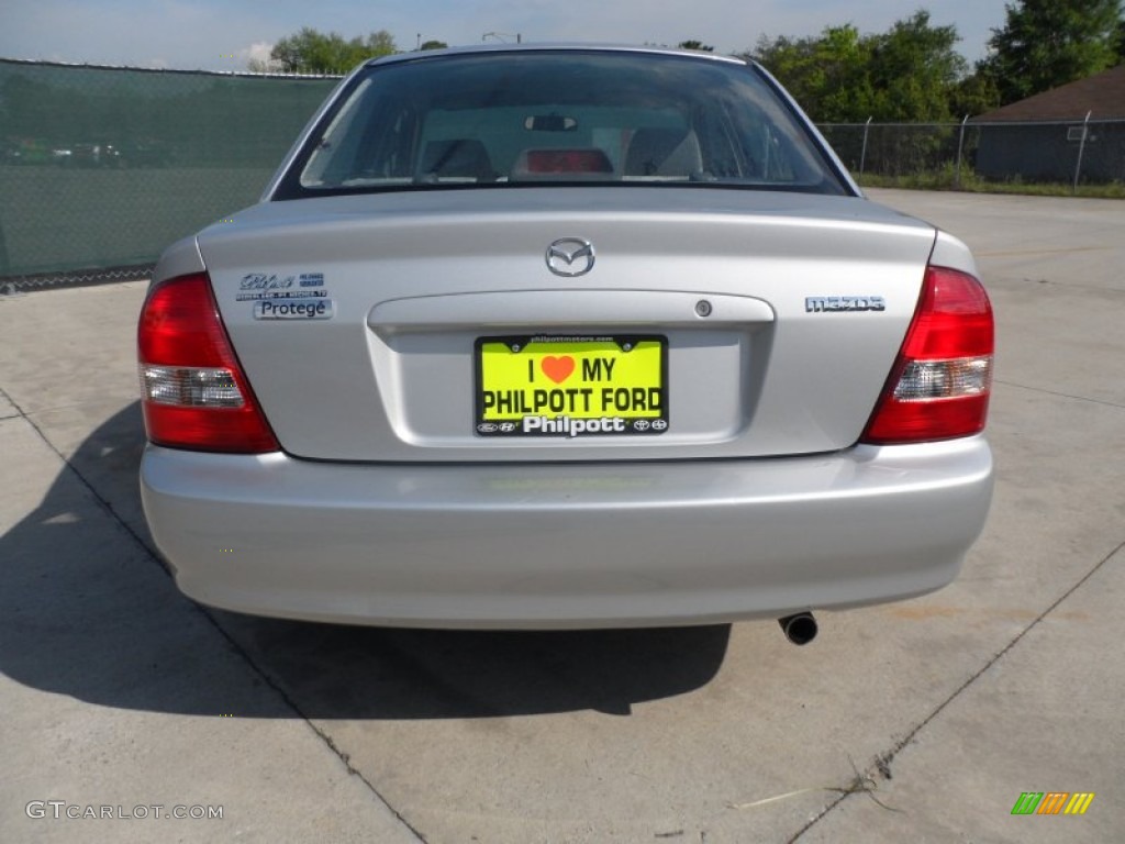 2000 Protege DX - Highlight Silver Metallic / Gray photo #4