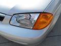 2000 Highlight Silver Metallic Mazda Protege DX  photo #10