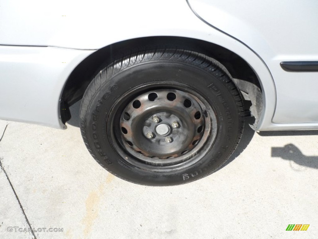 2000 Protege DX - Highlight Silver Metallic / Gray photo #14