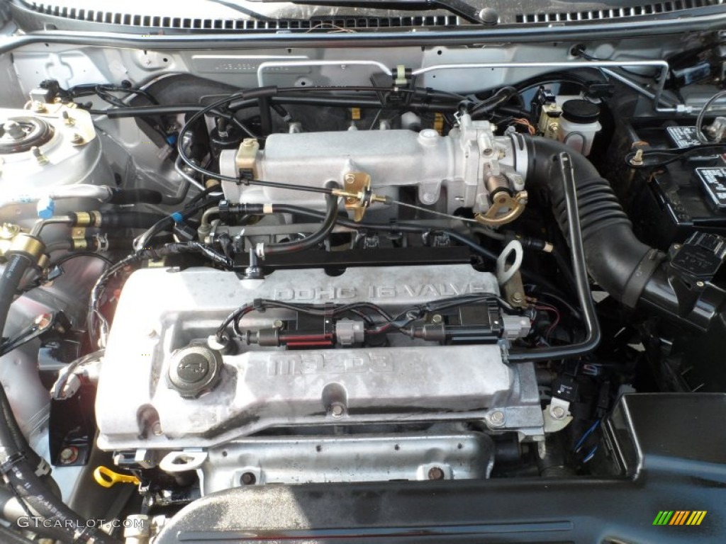 2000 Protege DX - Highlight Silver Metallic / Gray photo #24