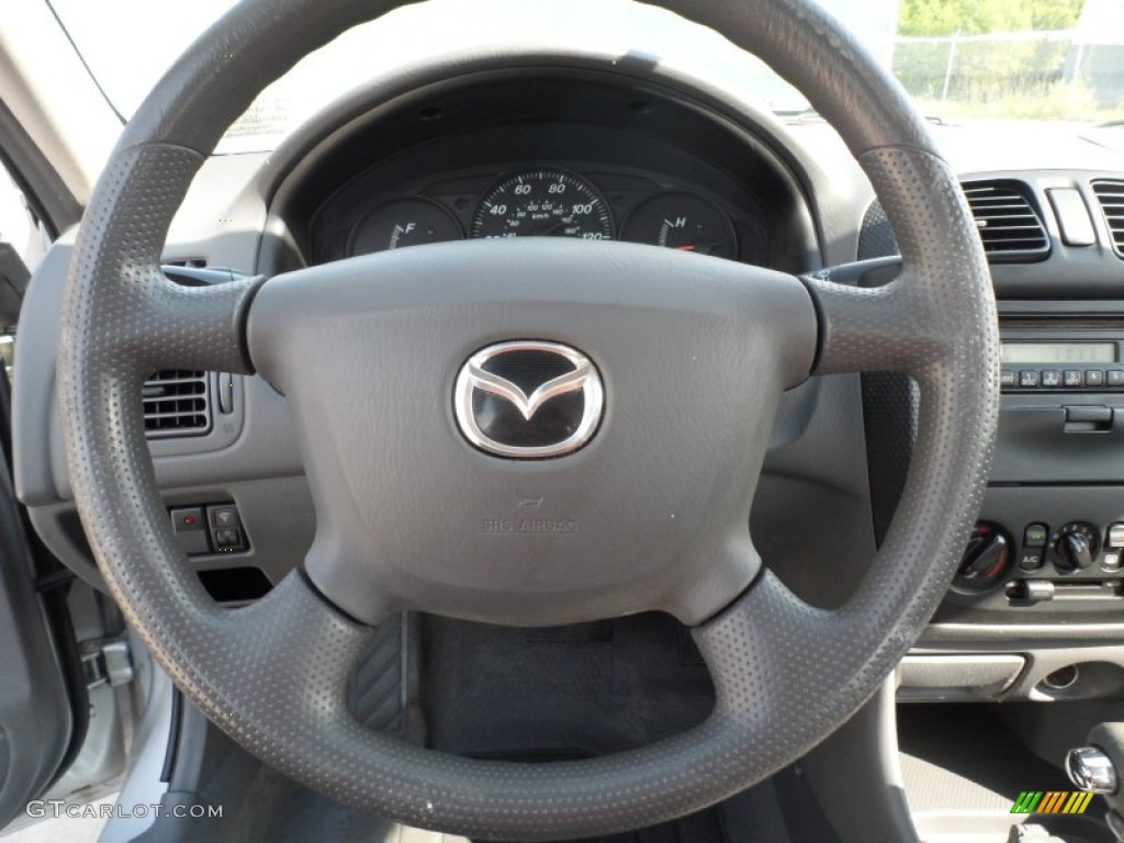 2000 Protege DX - Highlight Silver Metallic / Gray photo #42