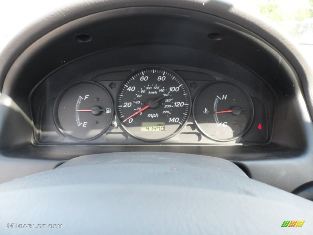 2000 Protege DX - Highlight Silver Metallic / Gray photo #43