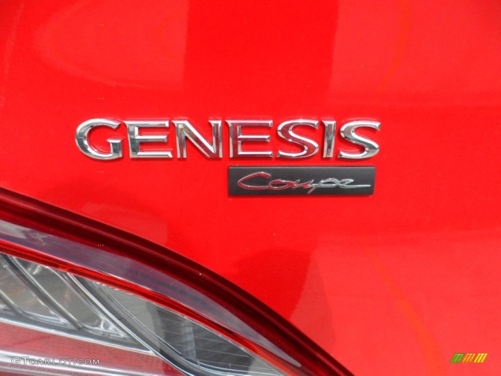 2013 Genesis Coupe 3.8 R-Spec - Tsukuba Red / Red Leather/Red Cloth photo #15