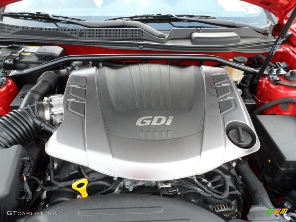 2013 Hyundai Genesis Coupe 3.8 R-Spec 3.8 Liter DOHC 16-Valve Dual-CVVT V6 Engine Photo #62960590