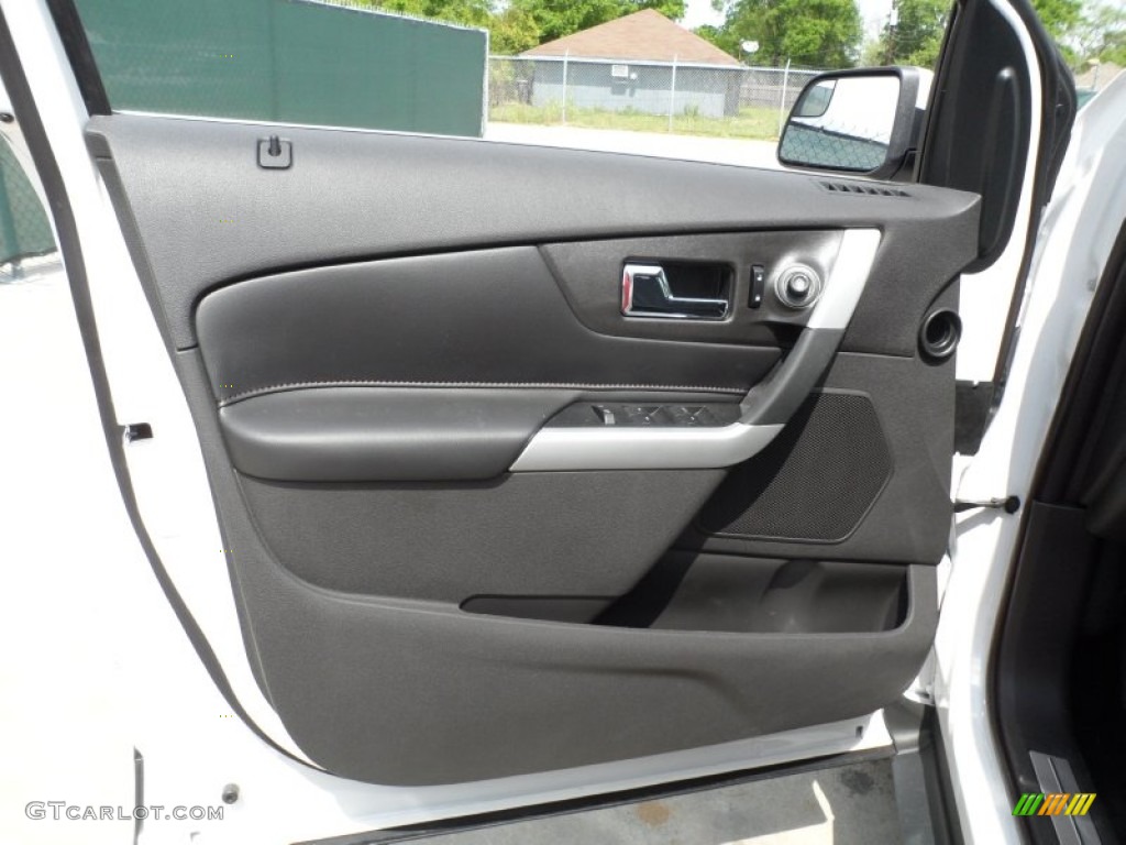 2013 Ford Edge Limited EcoBoost Charcoal Black Door Panel Photo #62961008