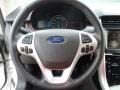 Charcoal Black 2013 Ford Edge Limited EcoBoost Steering Wheel