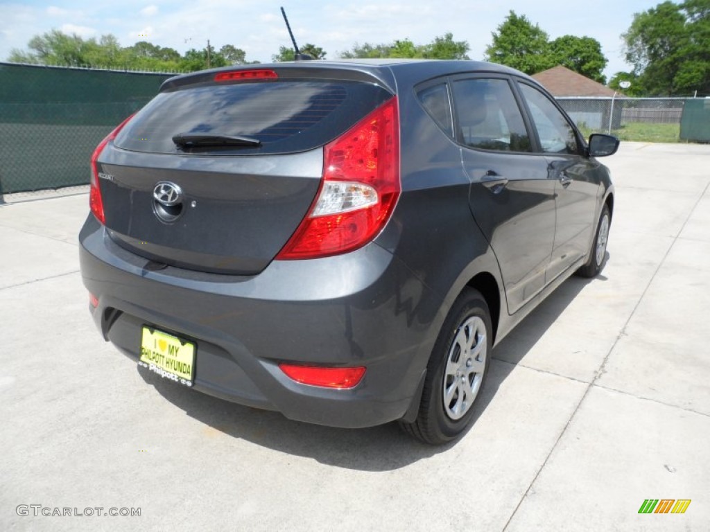 2012 Cyclone Gray Hyundai Accent GS 5 Door 62864812 Photo 3