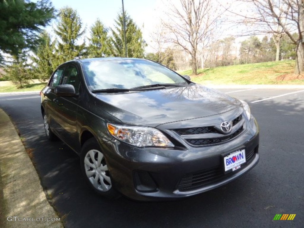 2011 Corolla LE - Magnetic Gray Metallic / Ash photo #1