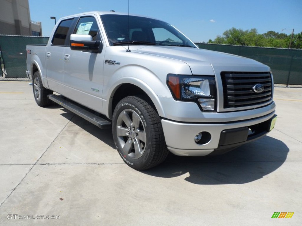 2012 F150 FX2 SuperCrew - Ingot Silver Metallic / Black photo #1