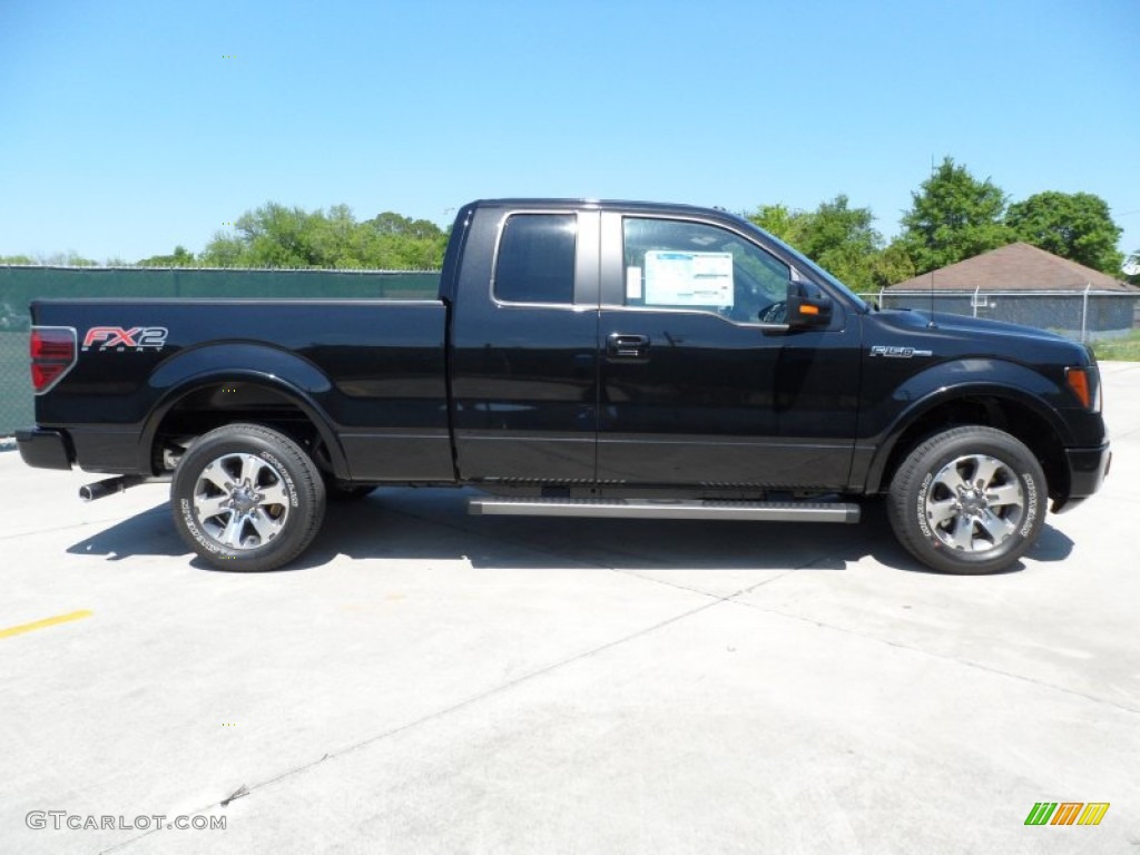 Tuxedo Black Metallic 2012 Ford F150 FX2 SuperCab Exterior Photo #62963605