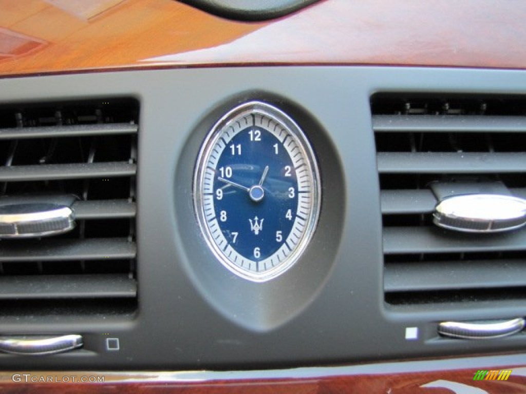 2007 Maserati Quattroporte Standard Quattroporte Model Clock Photo #62963629
