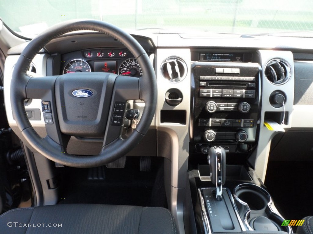 2012 Ford F150 FX2 SuperCab Black Dashboard Photo #62963779