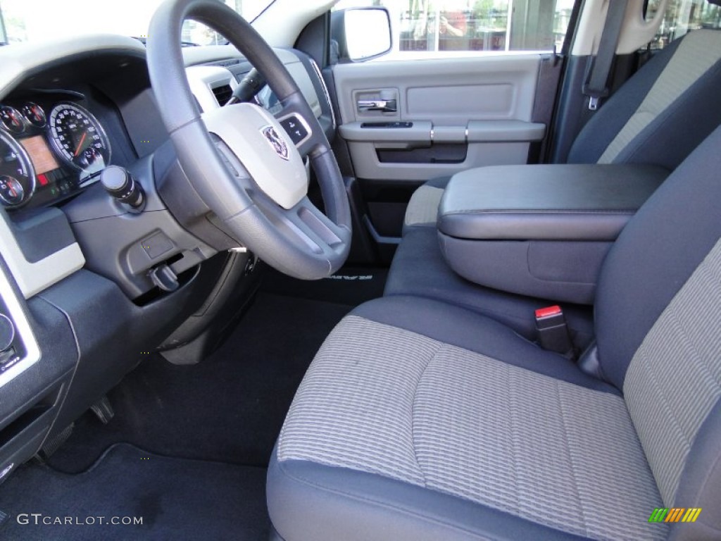 2011 Ram 1500 SLT Quad Cab - Flame Red / Light Pebble Beige/Bark Brown photo #12