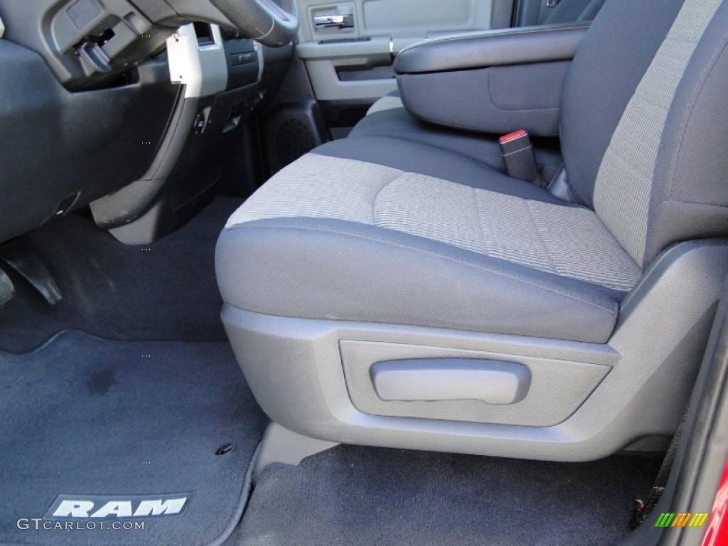 2011 Ram 1500 SLT Quad Cab - Flame Red / Light Pebble Beige/Bark Brown photo #13