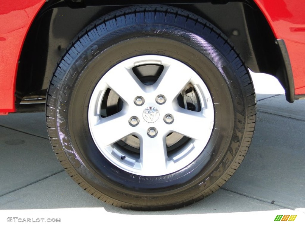 2011 Ram 1500 SLT Quad Cab - Flame Red / Light Pebble Beige/Bark Brown photo #30
