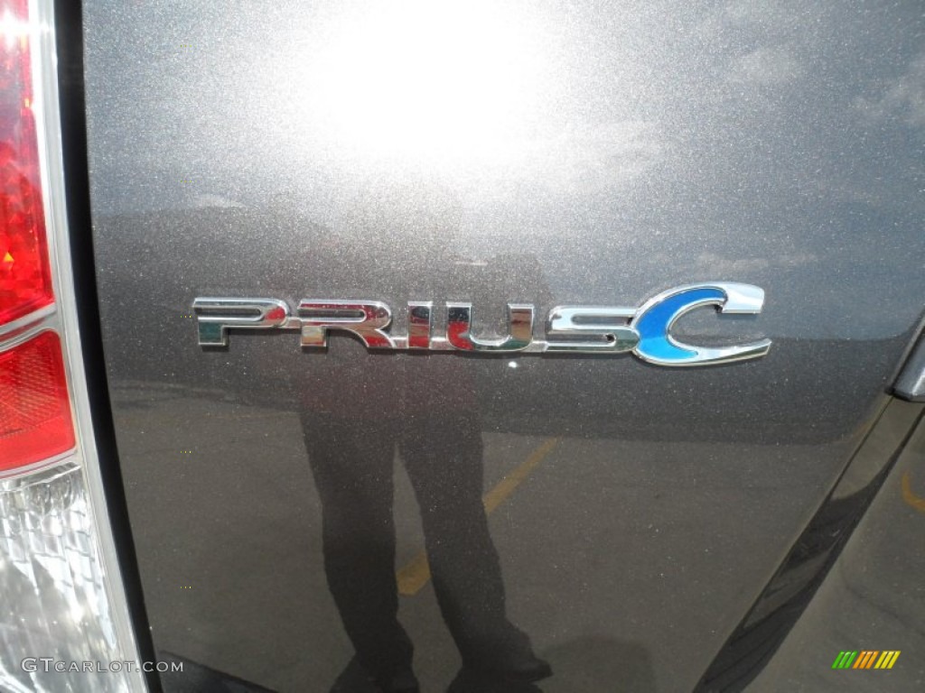 2012 Prius c Hybrid One - Magnetic Gray Metallic / Gray photo #16