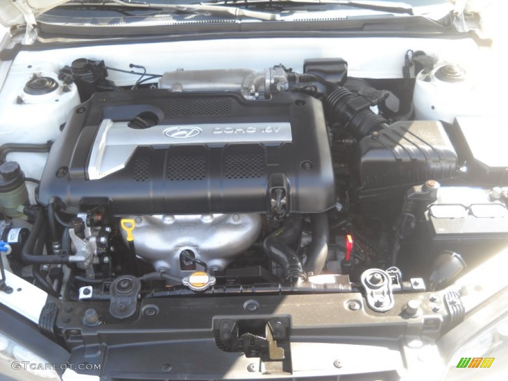 2006 Elantra GLS Sedan - Nordic White / Gray photo #14