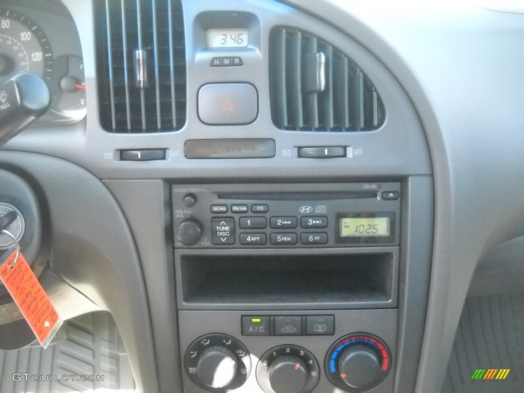 2006 Elantra GLS Sedan - Nordic White / Gray photo #16