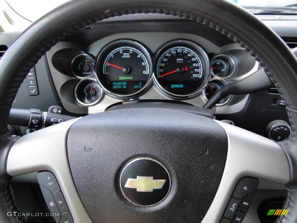 2009 Silverado 1500 Hybrid Crew Cab 4x4 - Blue Granite Metallic / Light Cashmere photo #16