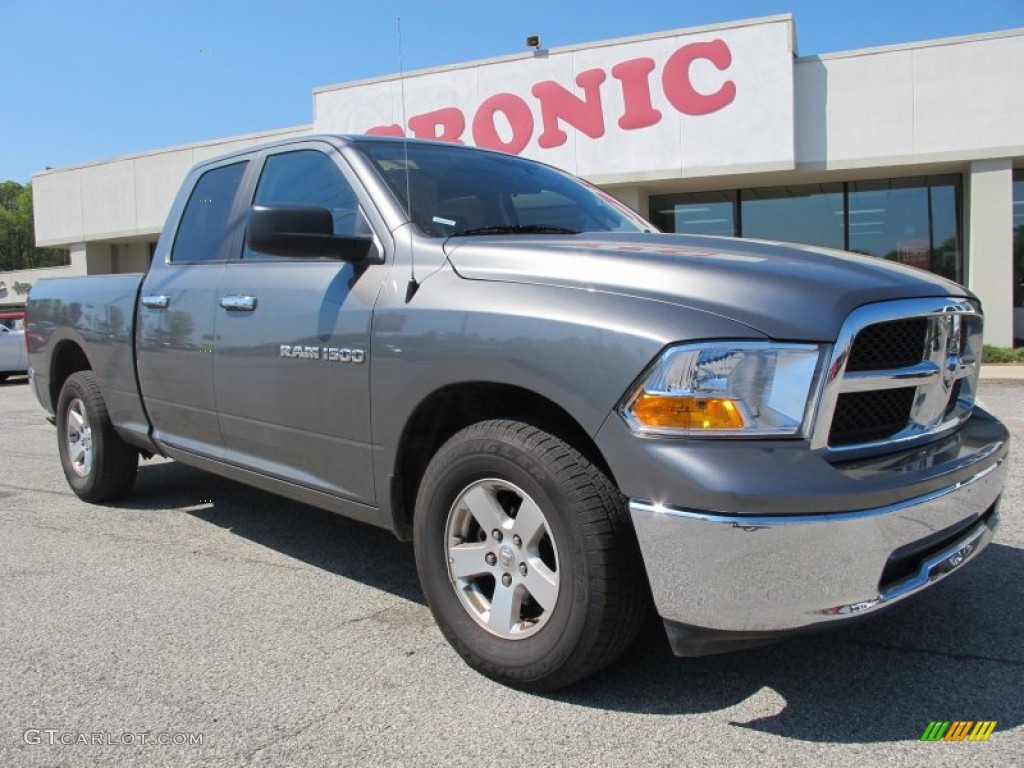 2012 Ram 1500 SLT Quad Cab - Mineral Gray Metallic / Dark Slate Gray/Medium Graystone photo #1