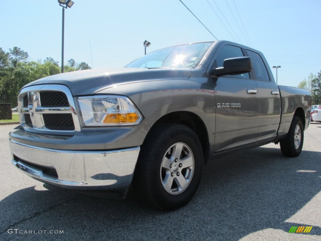 2012 Ram 1500 SLT Quad Cab - Mineral Gray Metallic / Dark Slate Gray/Medium Graystone photo #3