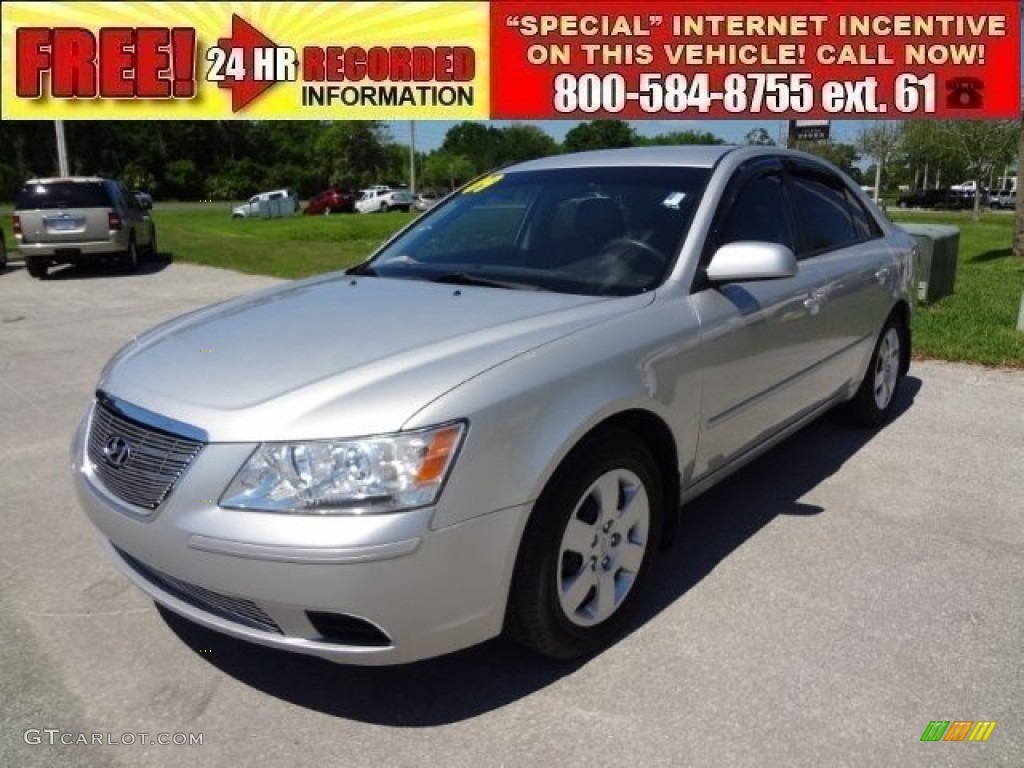 Bright Silver Hyundai Sonata