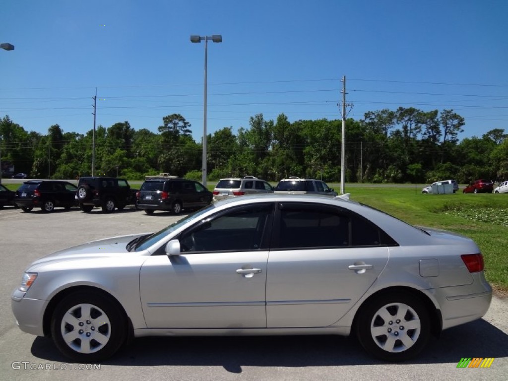 2009 Sonata GLS - Bright Silver / Gray photo #2